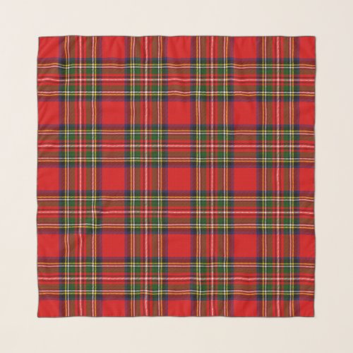 Royal Stewart Clan Tartan Plaid  Scarf