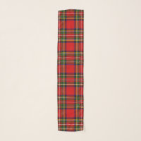 Royal Stewart Clan Tartan Plaid Scarf