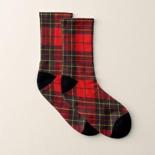 Royal Stewart Clan Tartan Plaid  Socks