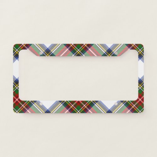 Royal Stewart Dress Clan Tartan Plaid Pattern Squa License Plate Frame