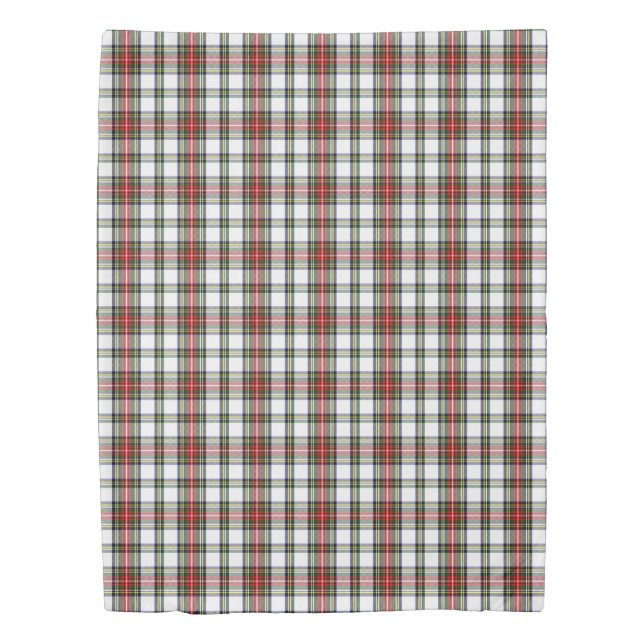 Royal Stewart Dress Plaid Duvet Cover (Front)