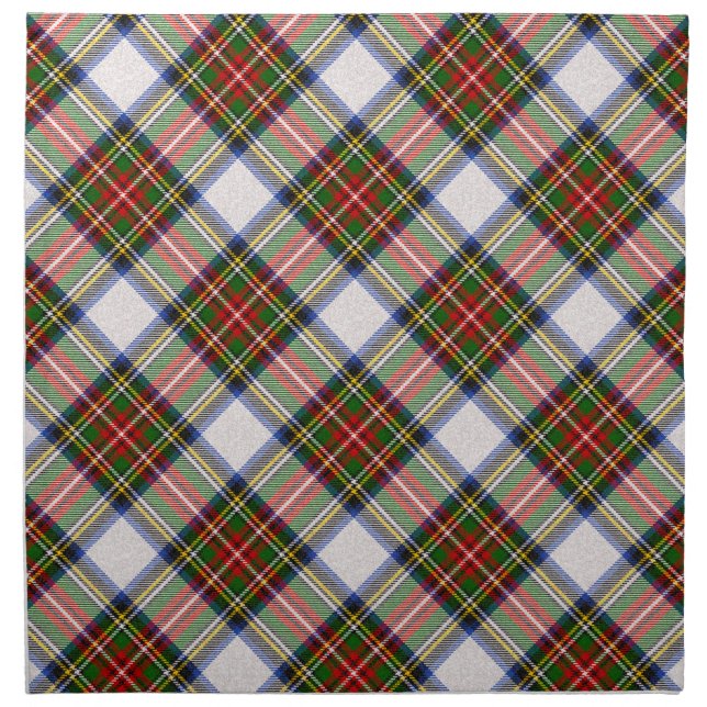 Royal Stewart Dress Scottish Tartan Clan Plaid Cloth Napkin (Front)