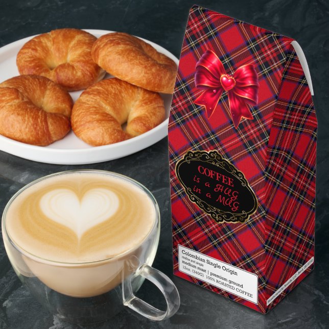 Royal Stewart Original Scottish Tartan Favor Box Roasted Coffee (Breakfast)