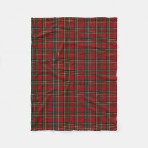 Royal Stewart Plaid Fleece Blanket