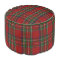Royal Stewart Plaid Pouf Seat