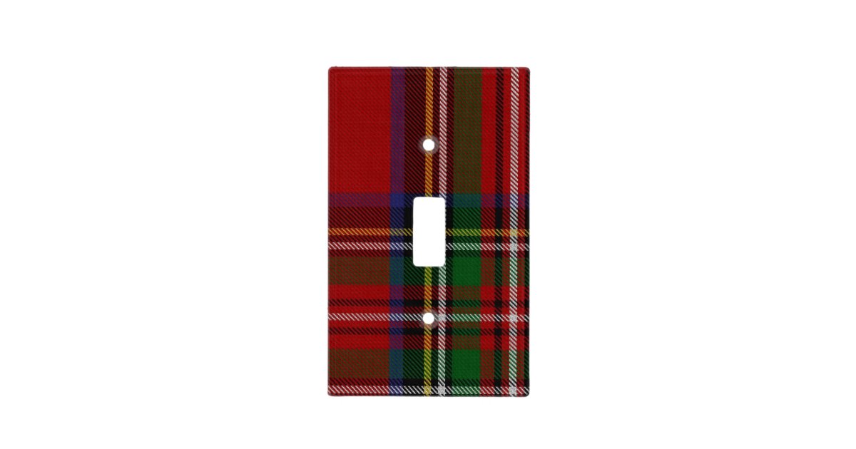 Royal Stewart Plaid Switch Plate Cover | Zazzle