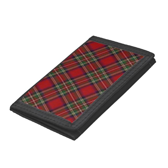 Royal Stewart  plaid Trifold Wallet (Bottom)