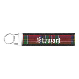 Royal Stewart Plaid Wrist Key Chain