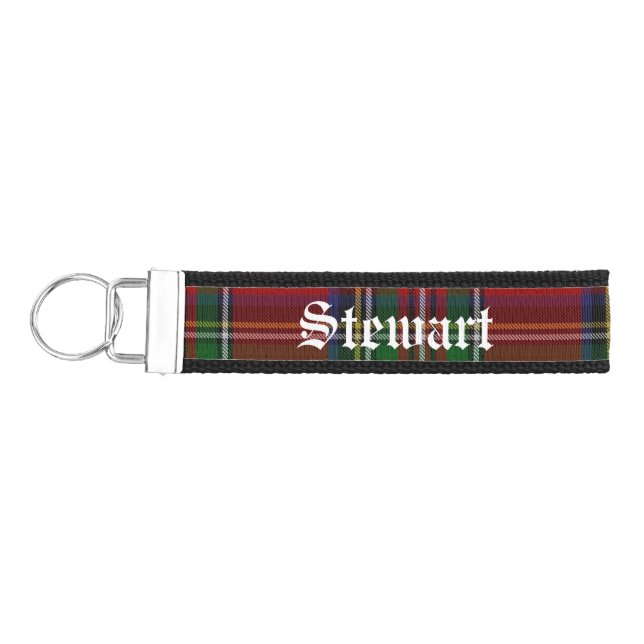 Royal Stewart Plaid Wrist Key Chain (Keys on Left)