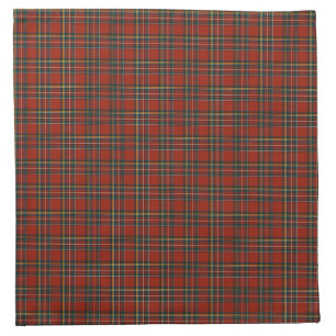 Royal Stewart Red and Blue Scottish Clan Tartan Napkin
