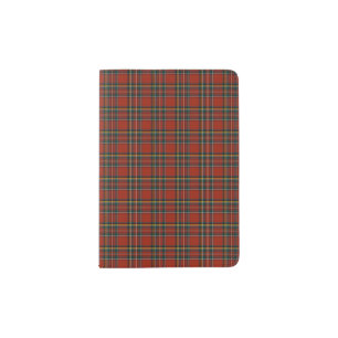 Royal Stewart Red and Blue Tartan Passport Holder