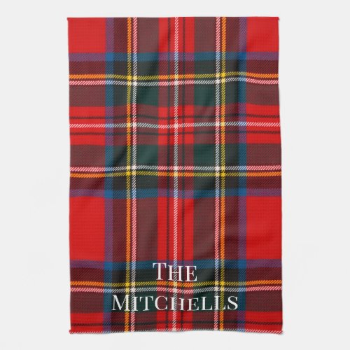 Royal Stewart Red Plaid PERSONALIZE