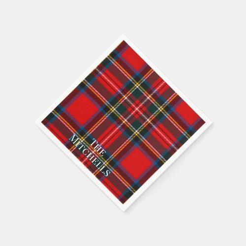 Royal Stewart Red Plaid PERSONALIZE