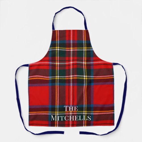 Royal Stewart Red Plaid PERSONALIZE Unisex