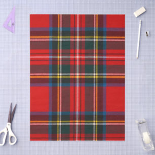 Royal Stewart Red Plaid Tissue Paper