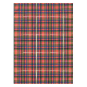 Royal Stewart Scottish Clan Modern Plaid Tartan Tablecloth