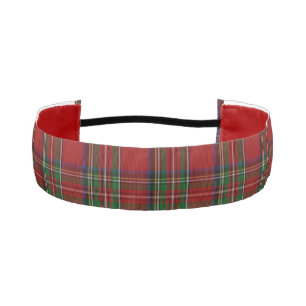 Royal Stewart Scottish Clan Tartan Plaid 1.5" Athletic Headband