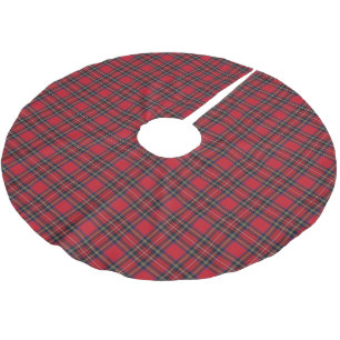 Royal Stewart Scottish Tartan Brushed Polyester Tree Skirt