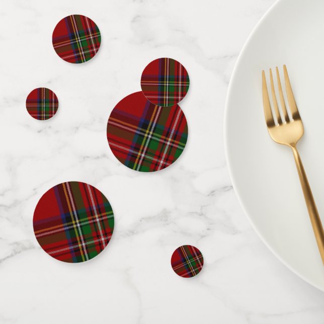 Royal Stewart Scottish Wedding Confetti (Group)
