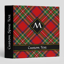 Royal Stewart Tartan 3 Ring Binder