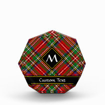 Royal Stewart Tartan Acrylic Award