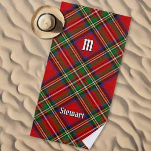 Royal Stewart Tartan Beach Towel