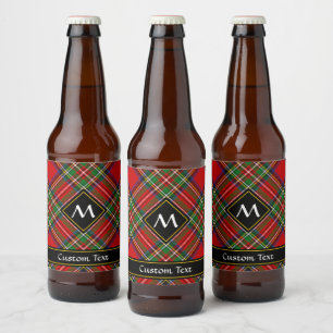 Royal Stewart Tartan Beer Bottle Label