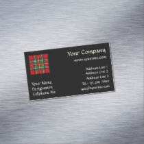Royal Stewart Tartan Business Card Magnet