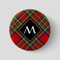 Royal Stewart Tartan Button
