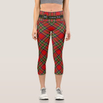 Royal Stewart Tartan Capri Leggings