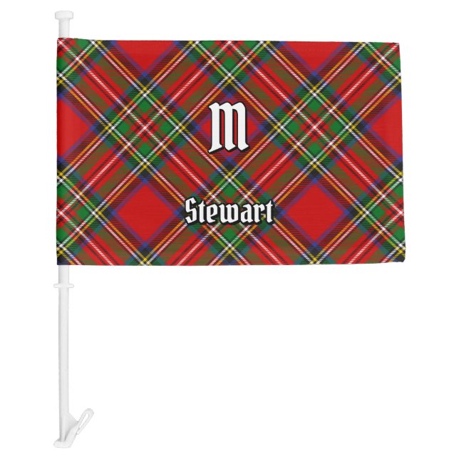 Royal Stewart Tartan Car Flag (Front)