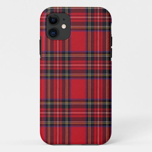 Royal Stewart Tartan iPhone 11 Case