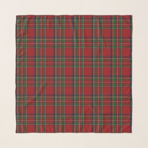 Royal Stewart Tartan Chiffon Scarf