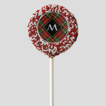 Royal Stewart Tartan Chocolate Covered Oreo Pop