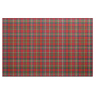 Royal Stewart Tartan Christmas Fabric