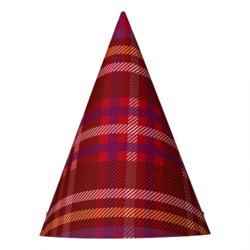 Royal Stewart Tartan Christmas Pattern Party Hat