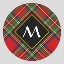 Royal Stewart Tartan Classic Round Sticker