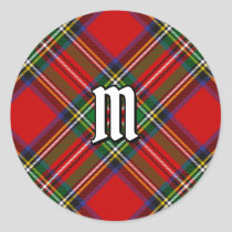 Royal Stewart Tartan Classic Round Sticker