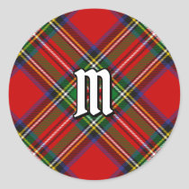 Royal Stewart Tartan Classic Round Sticker