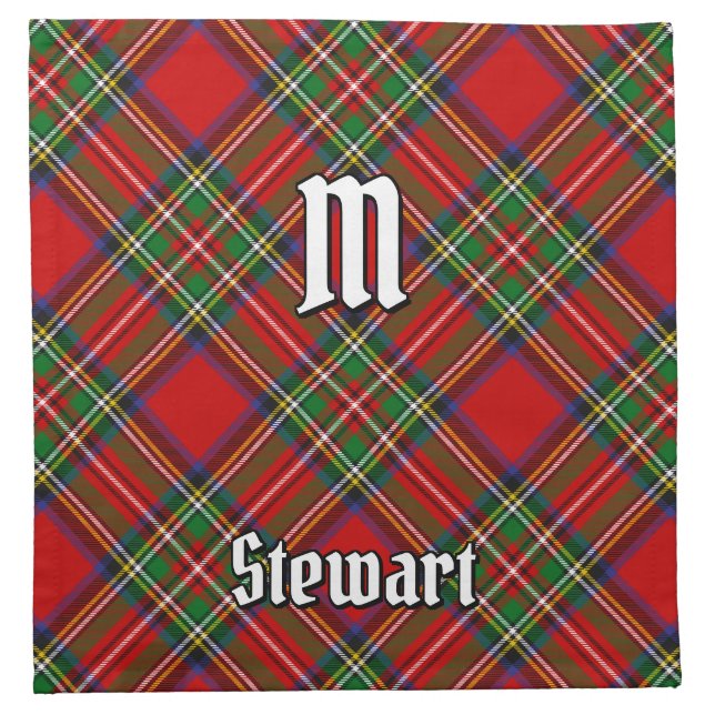 Royal Stewart Tartan Cloth Napkin (Front)