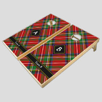 Royal Stewart Tartan Cornhole Set