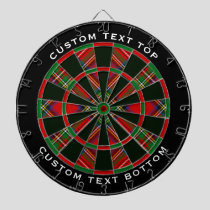 Royal Stewart Tartan Dart Board