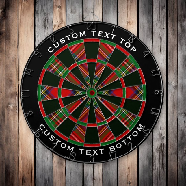 Royal Stewart Tartan Dart Board (Creator Uploaded)