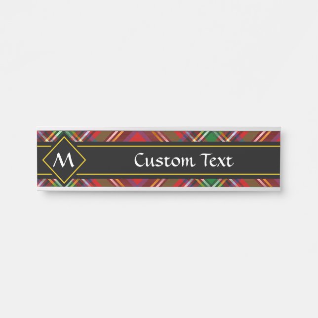 Royal Stewart Tartan Door Sign (Front)