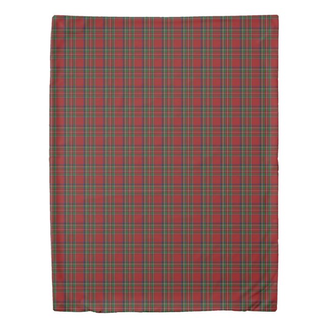 Royal Stewart Tartan Duvet Cover (Front)