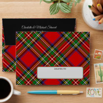 Royal Stewart Tartan Envelope