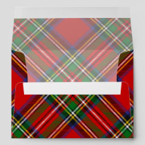 Royal Stewart Tartan Envelope