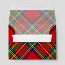 Royal Stewart Tartan Envelope