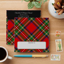 Royal Stewart Tartan Envelope