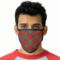 Royal Stewart Tartan Face Mask